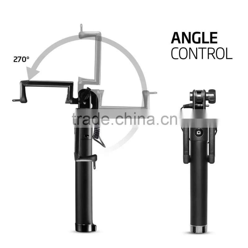 Wired Selfie Stick From Chinese Supplier, Wholesale Selfie Stick , Monopod Selfie Stick With High Quality
