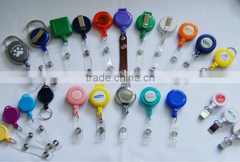 custom metal badge reel for promotion
