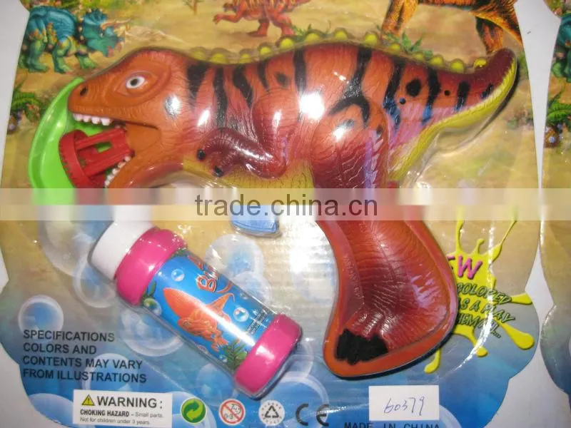 dinosaur model Plastic Bubble Gun For Kids