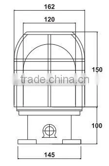 S120 Glass Brass Pendant Outdoor Landscape Light