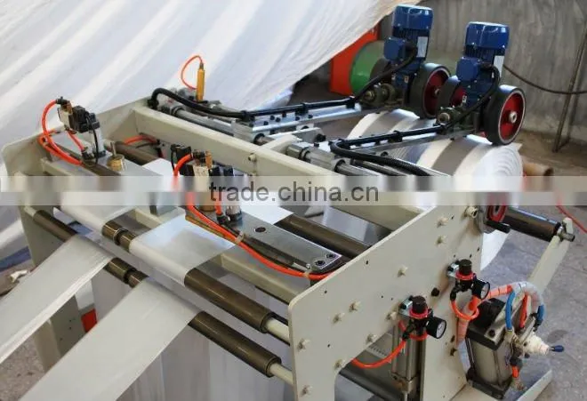 HIGH SPEED FULLY AUTOMATIC BOTTOM SEALING MACHINE FOR BAG ON ROLL WITHOUT CORE