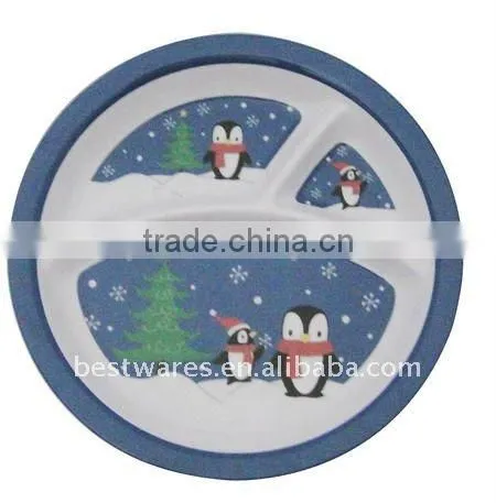 Melamine Christmas design plate
