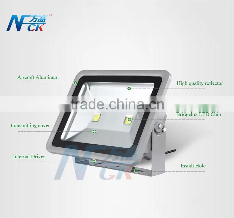 Big project 150w 200w 300w led flood light IP65 ground mounted led flood light