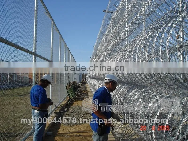 Razor Blade Barbed Wire