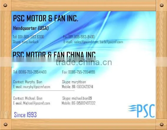 High Performance! PSC EC Industrial Blower 205x219x272mm with UL Since 1993