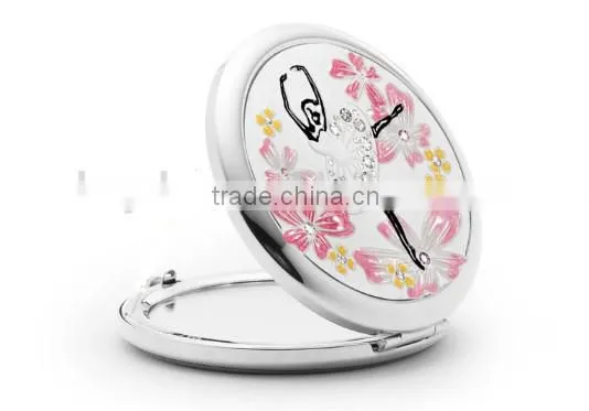 Dreamgirls Personalized Dancing Girl Flexible Pocket Mirror Metal pocket mirror
