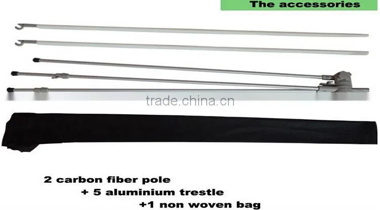 X-banner Aluminum + ABS outdoor stable x banner display