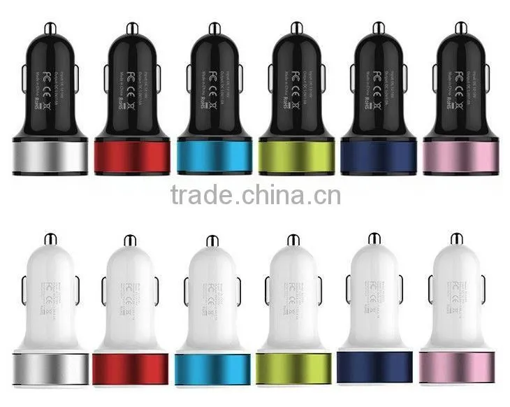 Car USB Charger For Hyundai I20 5V 2.1A Dual USB Car Charger With LED Chian Supplier