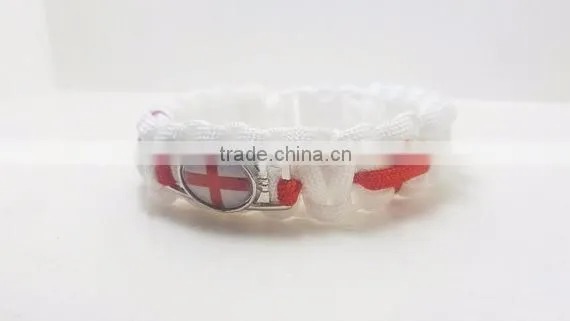 Custom England Paracord Bracelet