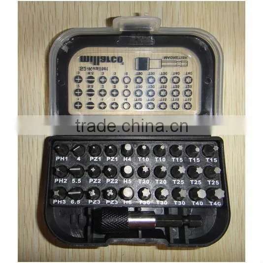33 pcs CRV screwdriver bit set