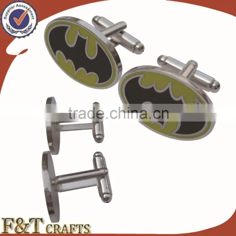 High quality plating pearl nickle zinc alloy 3D metal cufflink/cufflink shirts/cufflink manufacturer