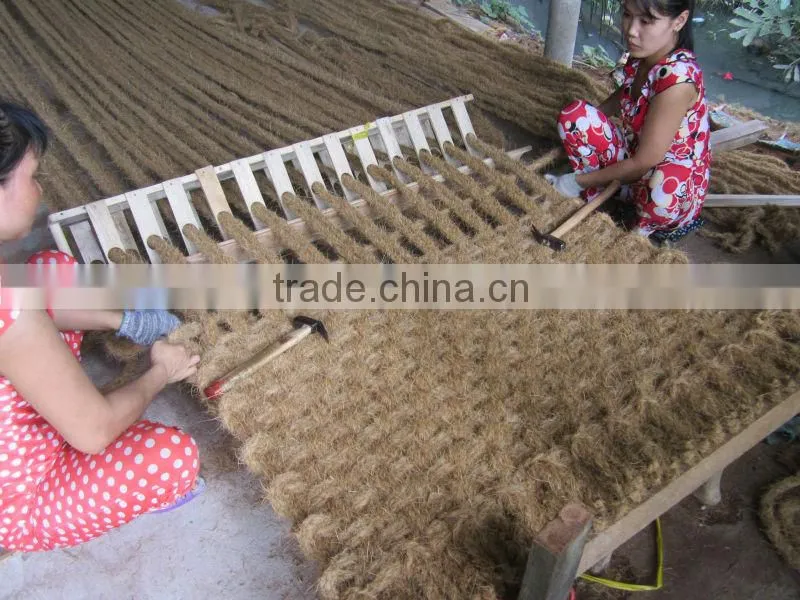 COIR MAT FOR ROAD PAVING - HANDMADE WITH NATURAL COCONUT FIBER