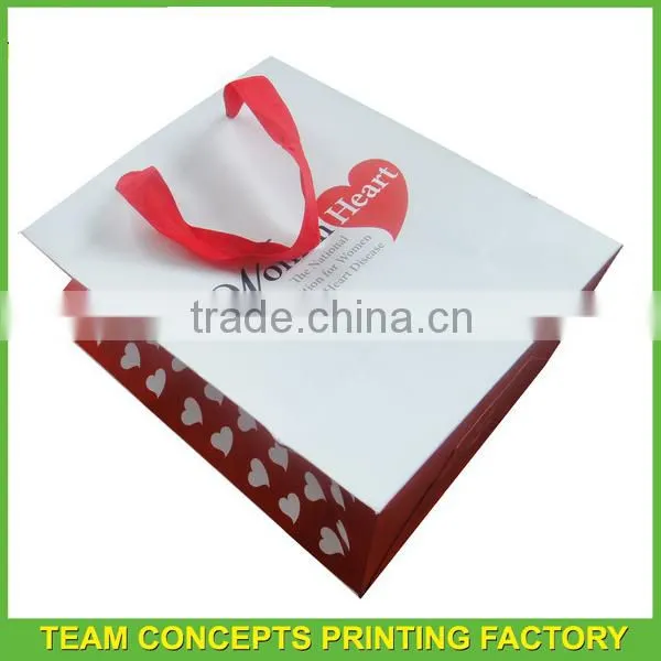 Cheap price custom paper bag with handle