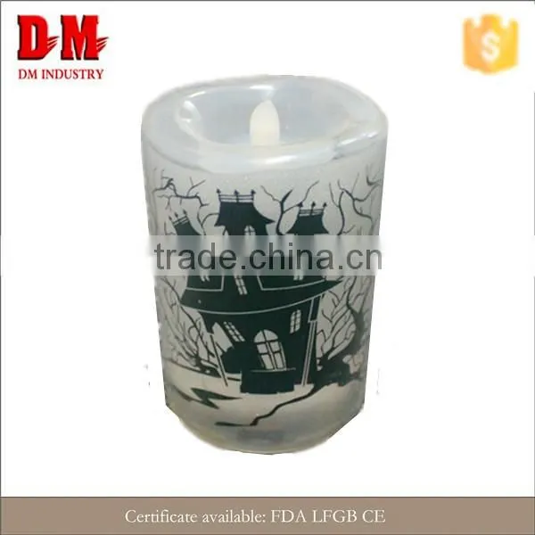 plastic flameless LED color changing candle light