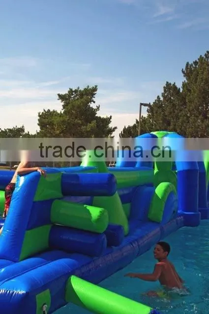 2014 hot sale normal 26ft by 14ft inflatable water obstacles