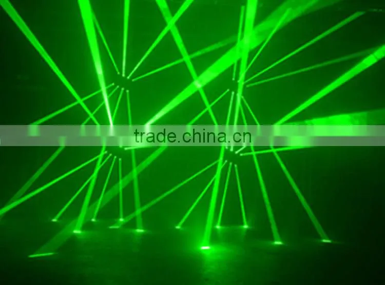 Hot selling moving head blue 8 eyes laser light with low price