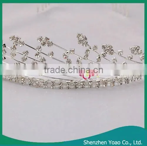Noblest Tree Branch Rhinestone Crown Headband