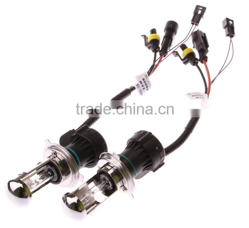 Wholsale factory price 12V xenon hid bulb h4 35W hi lo hid xenon bulb