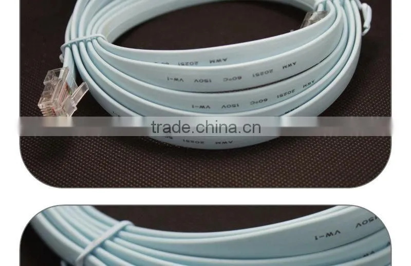 Cisco RJ45 to RJ45 Rollover Console Cable, light blue, CAB-500RJ
