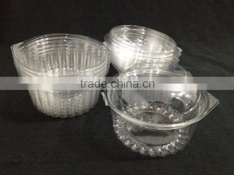 Wholesale plastic containers large transparent salad bowl plastic