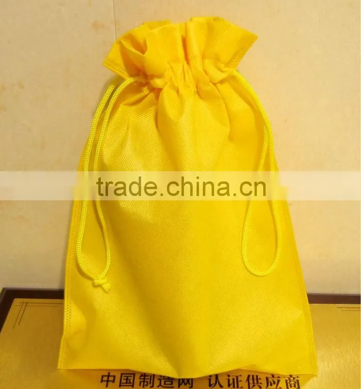Promotional polyester drawstring bag