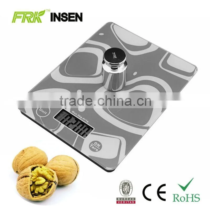 2016 hot sell kitchenware digital fruit scale accurate 1 gram for health kitchen food weighing measure