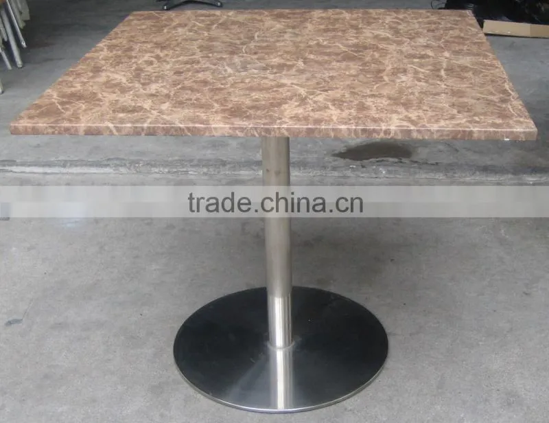 square artificial marble dining table top for sale T2601
