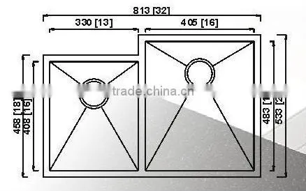 stainless steel sink washing basin