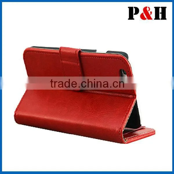 Magnetic Book Wallet Pu Leather Case Cover For iPhone 6
