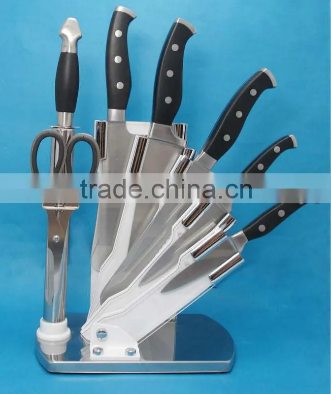 cleaver and slicing knife with PP handle