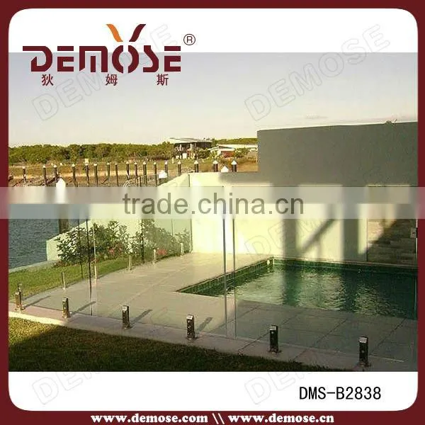 temporary tempered glass pool fencing with pool enclosure