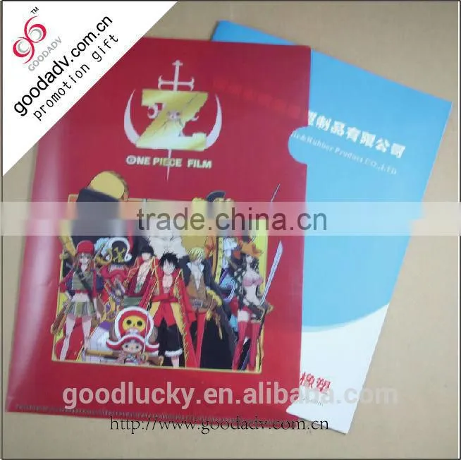 Factory price pp material eco-friendly clear holder file a4