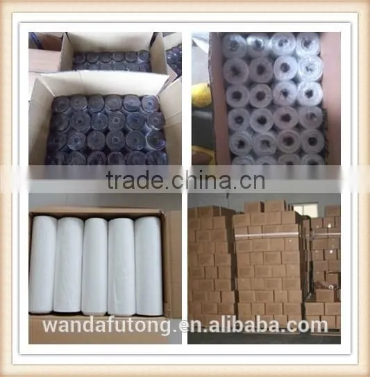 Vegetable roll plastic bag on roll
