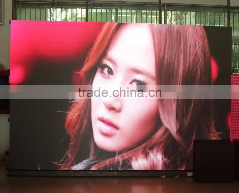 SMD3528 ph5mm led big screen clear photos led screen indoor large display