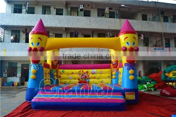 clown inflatable bounce house, inflatable bouncy jumping castle
