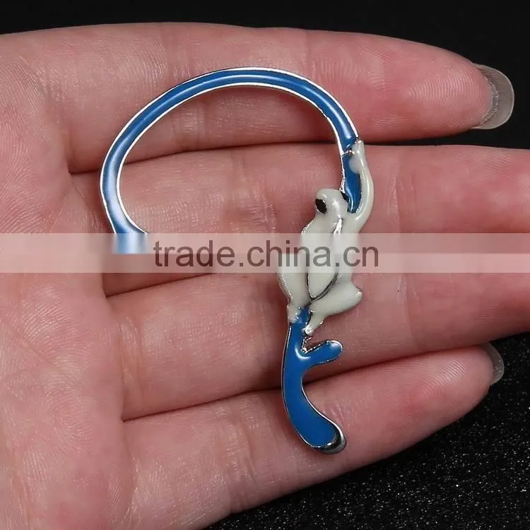fluorescent frog japanese initial women fashion earrings