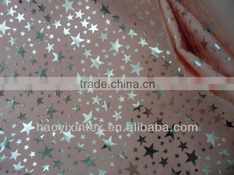 Silver printing fabric/ sliver pressed fabric