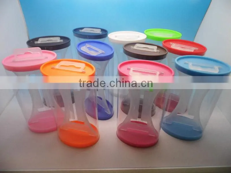 H40 China free sample watch box factory made plastic transparent watch box wholesale 2014