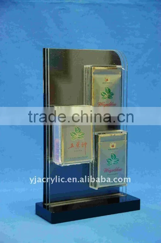 Fashion acrylic cigarette display stand