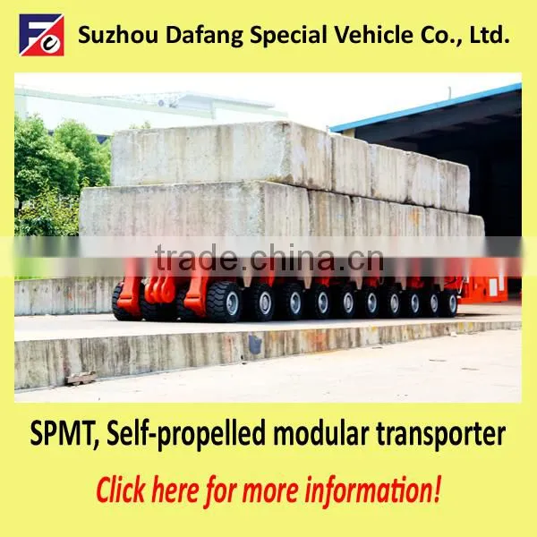 SPMT Self-propelled modular transporter, used hydraulic axle trailers