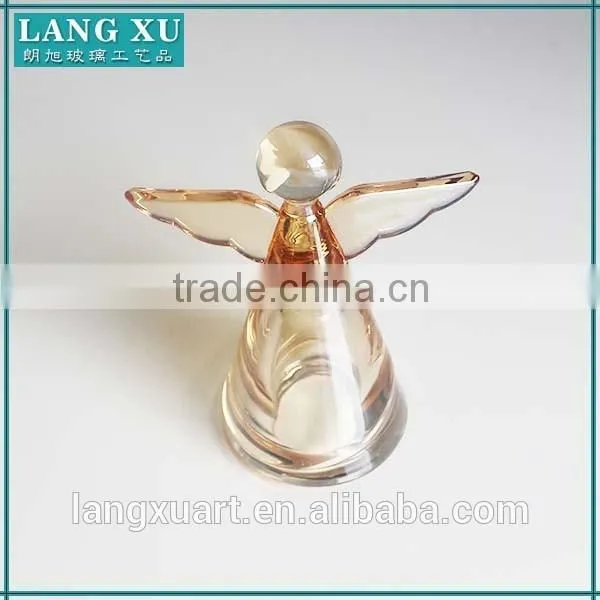 LX-D011 angel glass ornaments bulk christmas glass craft