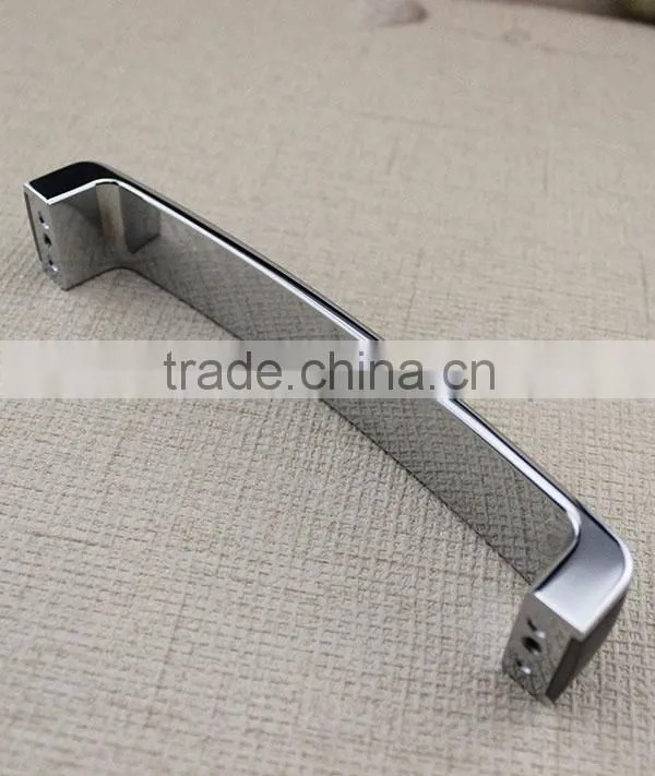 High quality Zinc ally and Alumium black sliding door handle