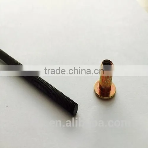 Carbon steel long thread rod with nut of high quality