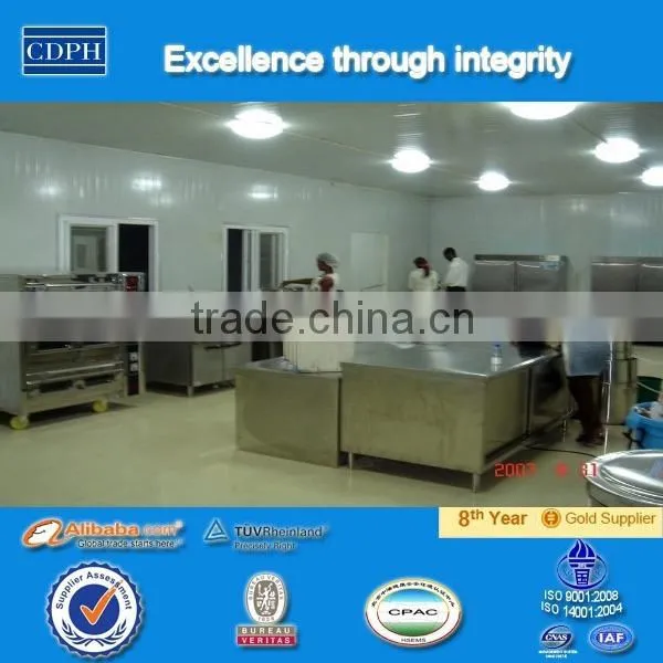 China alibaba china supplier Temporary galvanized structure cheap sandwich panel prefab homes for sale