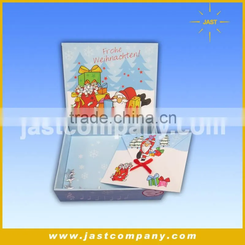 Decorative Musical Christmas Gift Boxes, Christmas Musical Glitter Gift Boxes, Aquare Empty Boxes For Sale Designer