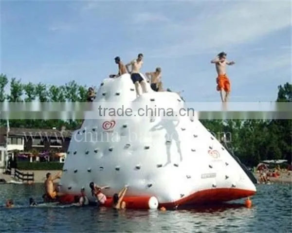 Commercial Cheap Water Iceberg / Hot Inflatable Water Iceberg Toys Games