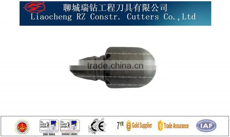 earth drilling mechinary partsBFZ65/aguer drill teethBFZ65/Construction cutting tools.round shank chisel bits.Foundation