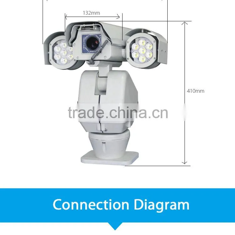 Outdoor HD 1080p 360 Night Vision Infrared Waterproof 30x Optical Zoom PTZ IP Camera