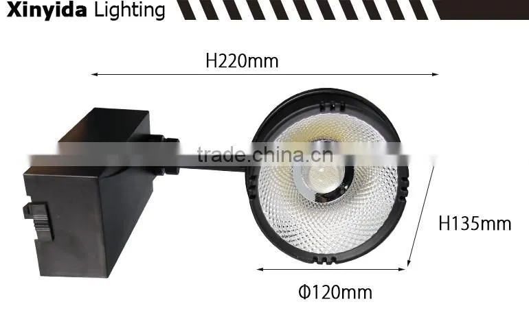 Durable good lighting effect 30W cob led light track