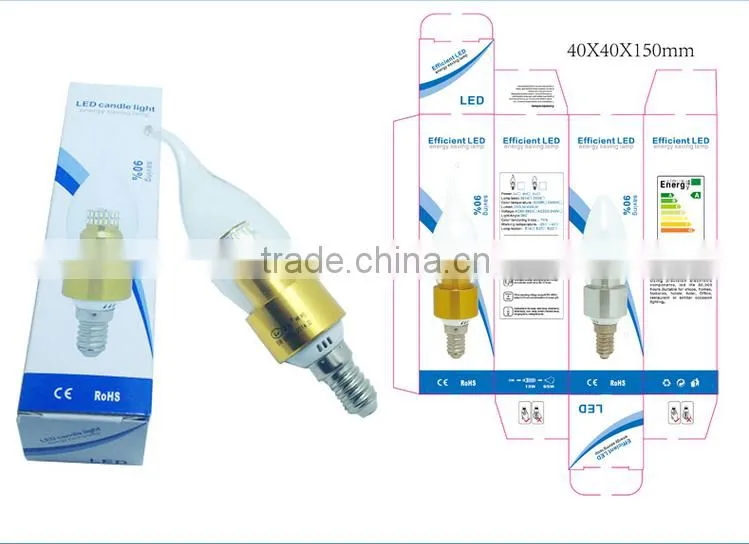 Hot e14 SMD2835 4w led candle lamp led corn light